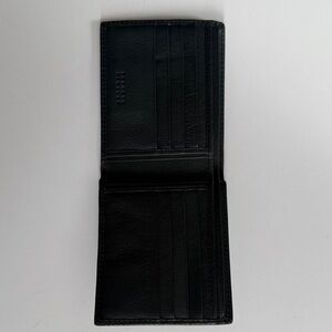 Barneys New York Black Leather Card Holder